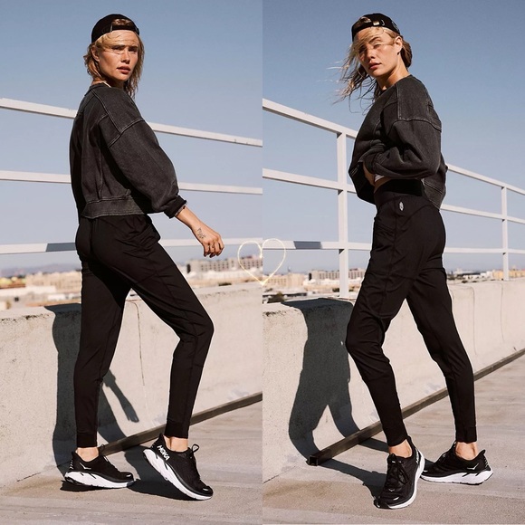 NEW Free People High Fives Joggers In Black - Picture 14 of 16